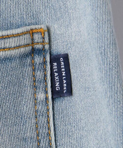 green label relaxing（グリーンレーベルリラクシング）の「◆【WEB限定サイズあり】TJ ドビーデニム テーパードパンツ 140cm-160cm（デニムパンツ・キッズ・ライトブルー/ネイビー/コバルトブルー・140cm/150cm/160cm）」の14枚目の写真
