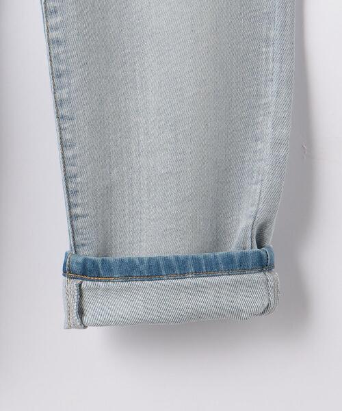 green label relaxing（グリーンレーベルリラクシング）の「◆【WEB限定サイズあり】TJ ドビーデニム テーパードパンツ 140cm-160cm（デニムパンツ・キッズ・ライトブルー/ネイビー/コバルトブルー・140cm/150cm/160cm）」の11枚目の写真