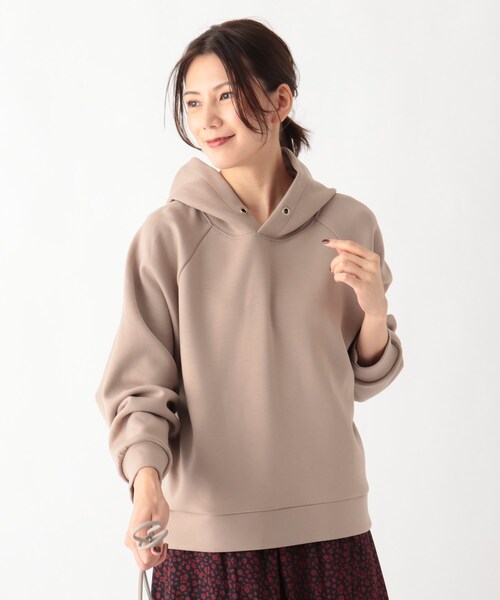 SOUP（スープ）の「◆ダンボールニットパーカー（パーカー・レディース・ナチュラル/ブラック/サンドベージュ/ライトブルー・09）」の16枚目の写真