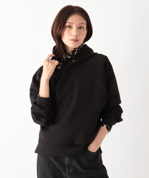 SOUP（スープ）の「◆ダンボールニットパーカー（パーカー・レディース・ナチュラル/ブラック/サンドベージュ/ライトブルー・09）」の20枚目の写真