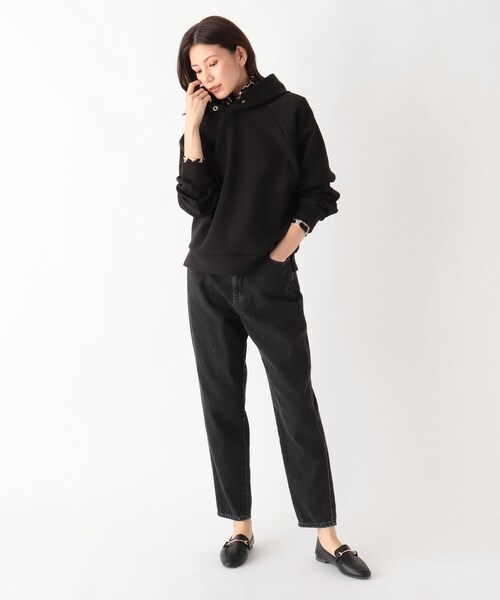 SOUP（スープ）の「◆ダンボールニットパーカー（パーカー・レディース・ナチュラル/ブラック/サンドベージュ/ライトブルー・09）」の17枚目の写真