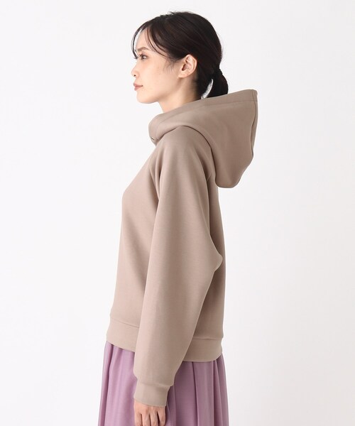 SOUP（スープ）の「◆ダンボールニットパーカー（パーカー・レディース・ナチュラル/ブラック/サンドベージュ/ライトブルー・09）」の21枚目の写真