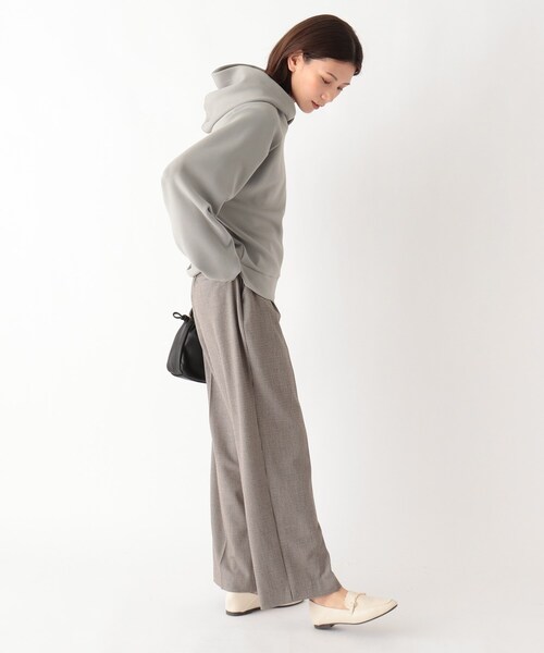 SOUP（スープ）の「◆ダンボールニットパーカー（パーカー・レディース・ナチュラル/ブラック/サンドベージュ/ライトブルー・09）」の10枚目の写真