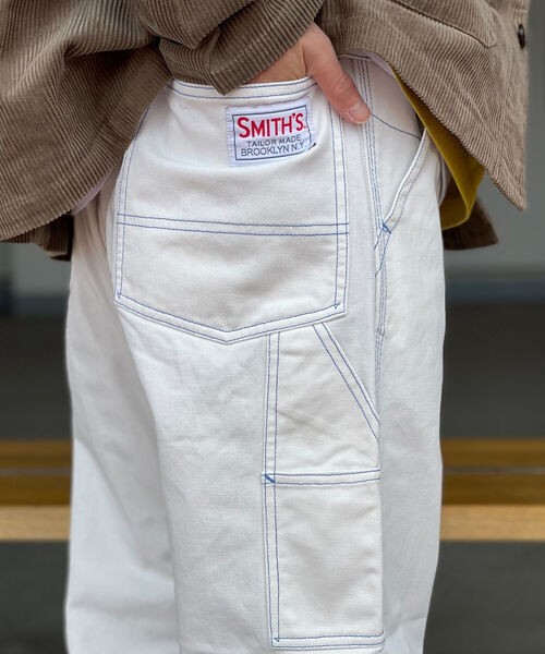 SMITH'S(スミス)の「【WEB限定】【SMITH'S AMERICAN/スミス アメリカン】CHARLIE PANTS チャーリーパンツ ペインターパンツ(その他パンツ・メンズ・ナチュラル/ブラック/オフホワイト・SMALL/MEDIUM)」の8枚目の写真