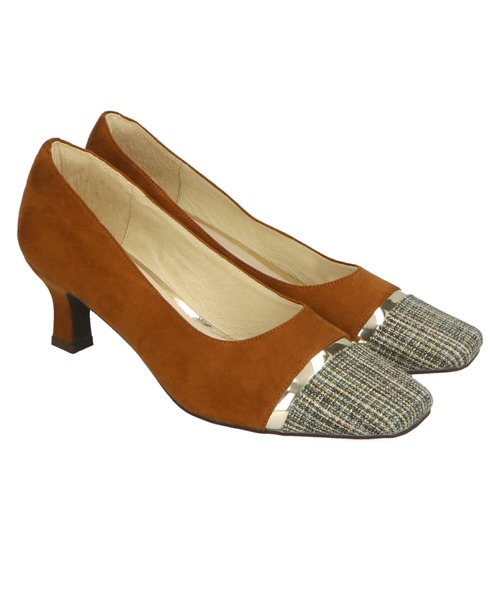 ORiental TRaffic（オリエンタルトラフィック）の「メタリックライン異素材パンプス/11321（パンプス・レディース・ブラック/ブルー/キャメル・40/38/39/41/42/35/36/37/34）」の20枚目の写真