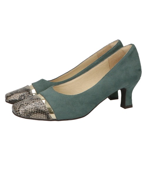 ORiental TRaffic（オリエンタルトラフィック）の「メタリックライン異素材パンプス/11321（パンプス・レディース・ブラック/ブルー/キャメル・40/38/39/41/42/35/36/37/34）」の14枚目の写真