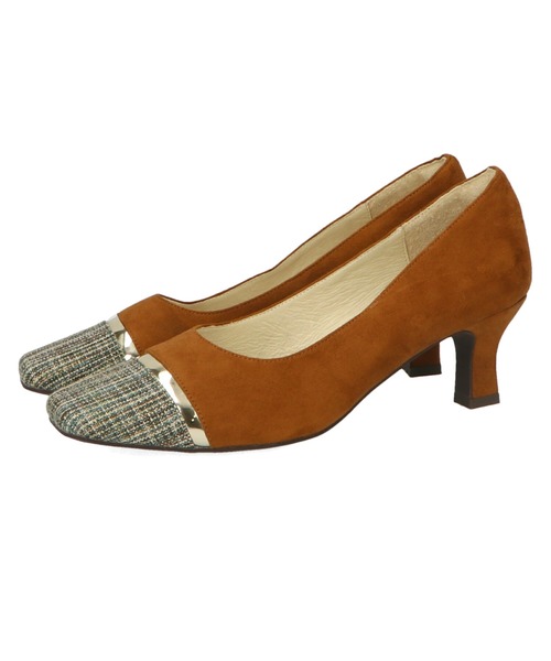 ORiental TRaffic（オリエンタルトラフィック）の「メタリックライン異素材パンプス/11321（パンプス・レディース・ブラック/ブルー/キャメル・40/38/39/41/42/35/36/37/34）」の17枚目の写真