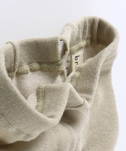 BRANSHES（ブランシェス）の「ベロアリボン付きタイツ（タイツ/ストッキング・キッズ・ベージュ/チャコールグレー・85/120/135/95/105）」の10枚目の写真