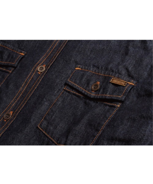 SURREAL（シュルリアル）の「【SURREAL/シュルリアル】Sebastian_Japan Denim Shirt（シャツ/ブラウス・メンズ・インディゴブルー/ワンウォッシュ・SMALL/MEDIUM/LARGE）」の6枚目の写真
