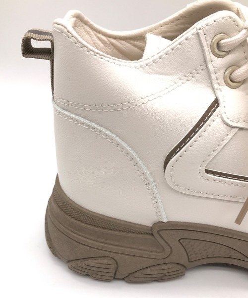 Futier land(フューティアランド)の「ソール配色ハイカットスニーカー(スニーカー・レディース・グレー/ブラウン・40/38/39/35/36/37)」の19枚目の写真