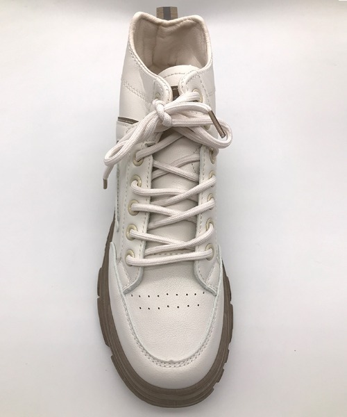 Futier land(フューティアランド)の「ソール配色ハイカットスニーカー(スニーカー・レディース・グレー/ブラウン・40/38/39/35/36/37)」の16枚目の写真