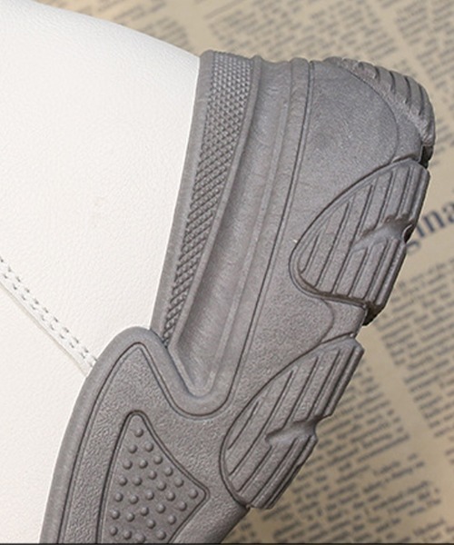 Futier land(フューティアランド)の「ソール配色ハイカットスニーカー(スニーカー・レディース・グレー/ブラウン・40/38/39/35/36/37)」の20枚目の写真