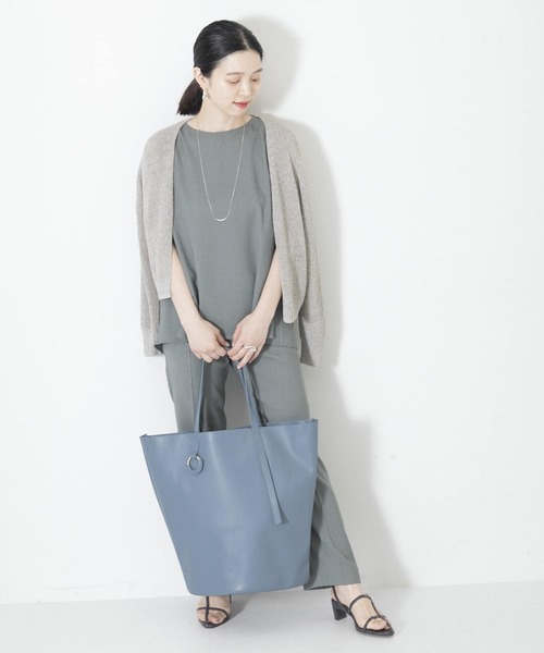 URBAN RESEARCH(アーバンリサーチ)の「ANABEL RING tote(トートバッグ・レディース・ブラウン/カーキ/ブルー系その他・-)」の9枚目の写真