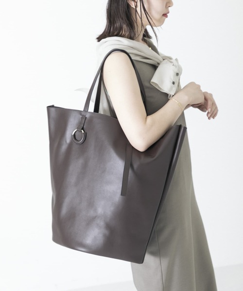 URBAN RESEARCH(アーバンリサーチ)の「ANABEL RING tote(トートバッグ・レディース・ブラウン/カーキ/ブルー系その他・-)」の10枚目の写真