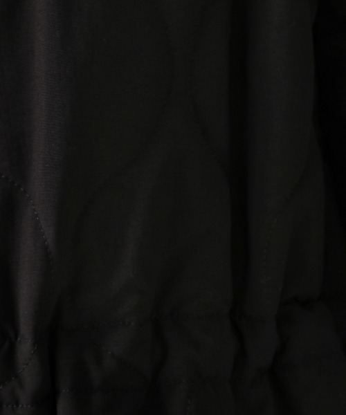 yuw（ユウ）の「キルティングコート　257081（ナイロンジャケット・レディース・ブラック/グリーン・FREE）」の12枚目の写真