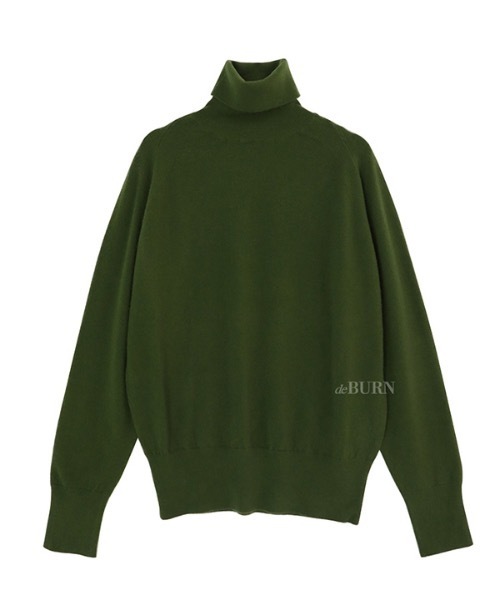 deBURN（デバーン）の「【deBURN 】パインカシミアタートルネックニット / pine cashmere turtle_KN（ニット/セーター・レディース・パープル/ライトブラウン/カーキ/ブルー/アイボリー/レンガ/ブラック・FREE）」の5枚目の写真
