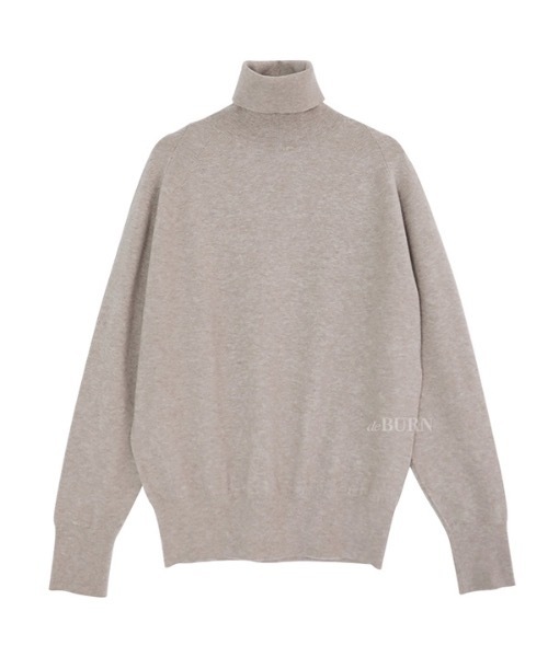 deBURN（デバーン）の「【deBURN 】パインカシミアタートルネックニット / pine cashmere turtle_KN（ニット/セーター・レディース・パープル/ライトブラウン/カーキ/ブルー/アイボリー/レンガ/ブラック・FREE）」の4枚目の写真