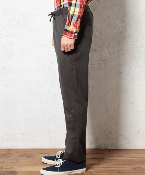 green label relaxing（グリーンレーベルリラクシング）の「T/W SERGE PLAY FUN パンツ ◆（その他パンツ・メンズ・ダークグレー/ネイビー・SMALL/MEDIUM/LARGE/X-LARGE）」の10枚目の写真