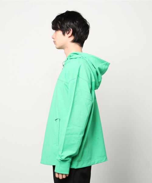 Y-3(ワイスリー)の「M CLASSIC HEAVY PIQUE HOODIE(パーカー・メンズ・グリーン系その他・MEDIUM/X-SMALL/SMALL/LARGE)」の4枚目の写真