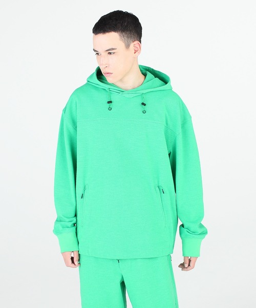 Y-3(ワイスリー)の「M CLASSIC HEAVY PIQUE HOODIE(パーカー・メンズ・グリーン系その他・MEDIUM/X-SMALL/SMALL/LARGE)」の1枚目の写真