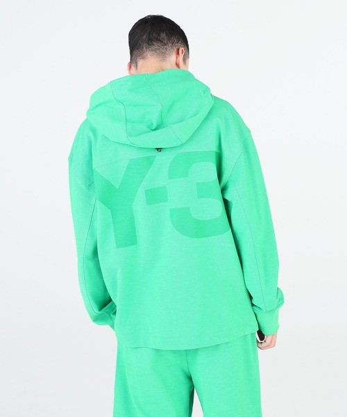 Y-3(ワイスリー)の「M CLASSIC HEAVY PIQUE HOODIE(パーカー・メンズ・グリーン系その他・MEDIUM/X-SMALL/SMALL/LARGE)」の2枚目の写真