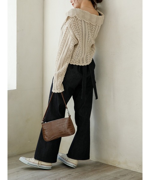 SLURR（スラ―）の「デニム2Wayサロペット（サロペット/オーバーオール・レディース・ライトインディゴブルー/インディゴブルー・FREE）」の6枚目の写真