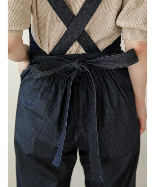 SLURR（スラ―）の「デニム2Wayサロペット（サロペット/オーバーオール・レディース・ライトインディゴブルー/インディゴブルー・FREE）」の13枚目の写真