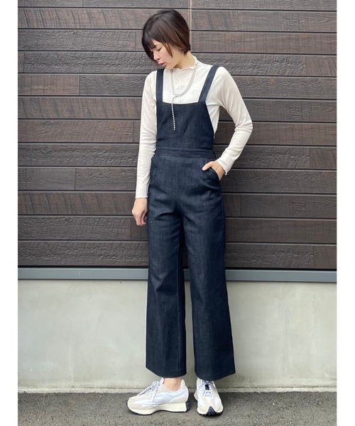 SLURR（スラ―）の「デニム2Wayサロペット（サロペット/オーバーオール・レディース・ライトインディゴブルー/インディゴブルー・FREE）」の17枚目の写真