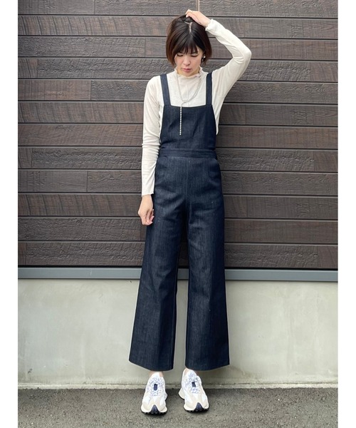 SLURR（スラ―）の「デニム2Wayサロペット（サロペット/オーバーオール・レディース・ライトインディゴブルー/インディゴブルー・FREE）」の18枚目の写真