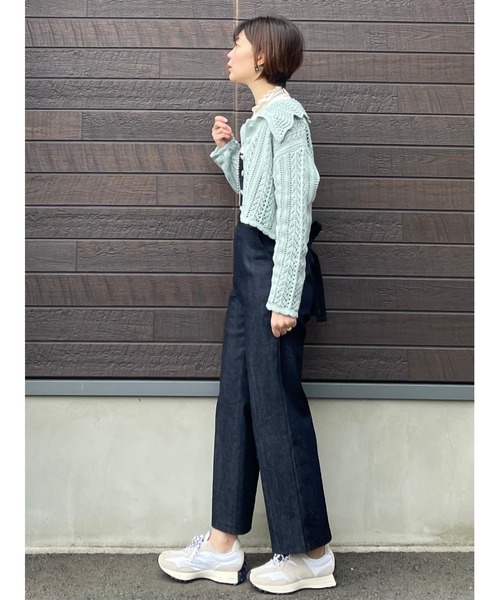 SLURR（スラ―）の「デニム2Wayサロペット（サロペット/オーバーオール・レディース・ライトインディゴブルー/インディゴブルー・FREE）」の19枚目の写真