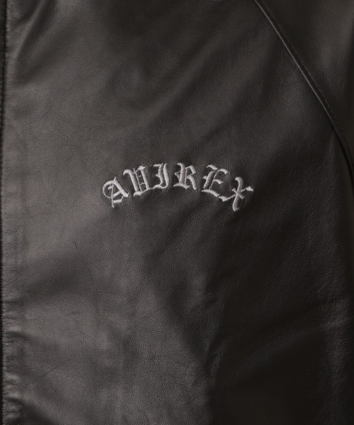 AVIREX（アヴィレックス）の「レザー トラック スーツ セットアップ / LEATHER TRACK SUIT SETUP / アヴィレックス / AVIREX（その他アウター・メンズ・ブラック・MEDIUM/LARGE/X-LARGE/XX-LARGE）」の9枚目の写真