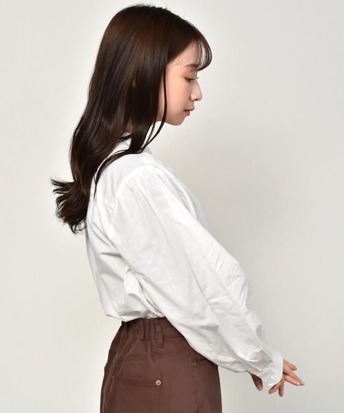 RETRO GIRL（レトロガール）の「フリル襟付きブラウス（シャツ/ブラウス・レディース・ライトピンク/ライトイエロー/オフホワイト・FREE）」の19枚目の写真