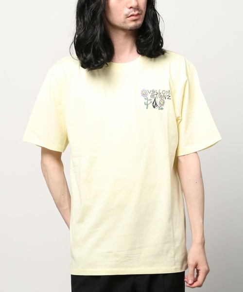 VOLCOM（ボルコム）の「VOLCOM/ボルコム ルーズフィット バックプリントTシャツ  URF VITALS ANIMAL SHORT SLEEVE TEE AF022208（Tシャツ/カットソー・メンズ・イエロー/ブラック・XL/M/L）」の6枚目の写真