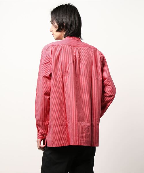 tone（トーン）の「【MODAS/モダス】FISCHERHEMD BASICLINE(UN)（シャツ/ブラウス・メンズ・レッド/その他1/その他2・SMALL/X-LARGE/MEDIUM/LARGE）」の5枚目の写真