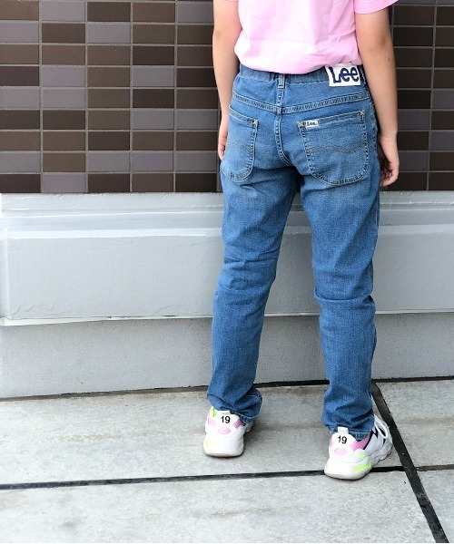 セール Lee リー キッズ ストレッチデニム ツイル ストレートスキニーパンツ デニムパンツ Lee リー のファッション通販 Zozotown