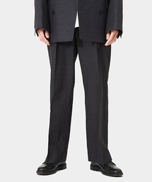 PORT BY ARK | PORT BY ARK / ポートバイアーク：1tuck Trousers-Herringbone-：PO11-P003[COR](その他パンツ)