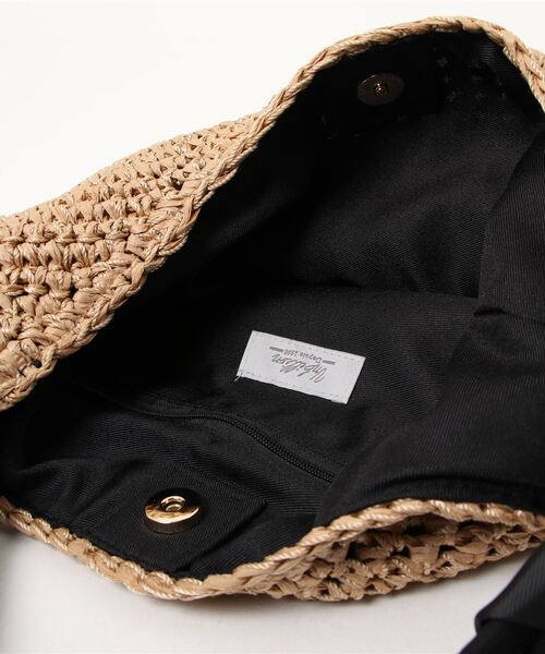 cache cache(カシュ カシュ)の「カシュカシュ cachecache / ペーパー下がりグログランワンハンドルトートバッグ(トートバッグ・レディース・グリーン/グレー/ターコイズブルー/レンガ/ブラック/マスタード/ラベンダー/ベージュ系その他・FREE)」の12枚目の写真