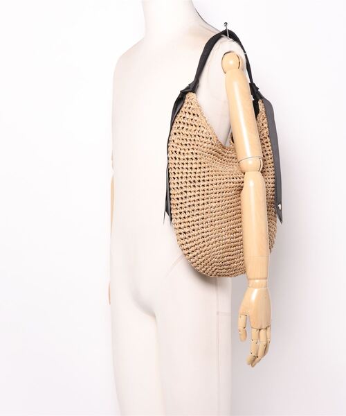 cache cache(カシュ カシュ)の「カシュカシュ cachecache / ペーパー下がりグログランワンハンドルトートバッグ(トートバッグ・レディース・グリーン/グレー/ターコイズブルー/レンガ/ブラック/マスタード/ラベンダー/ベージュ系その他・FREE)」の9枚目の写真