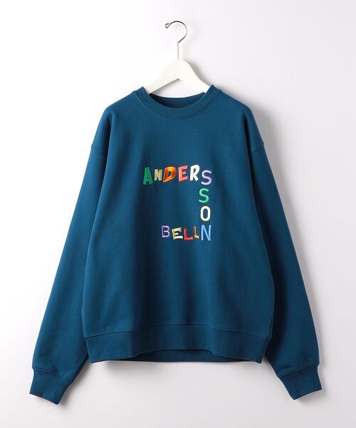 ANDERSSON BELL(アンダースンベル)の「<Andersson Bell> EMBROIDERY CREW NECK SWEAT/スウェット(スウェット・メンズ・ネイビー/グレー・M/L)」の2枚目の写真
