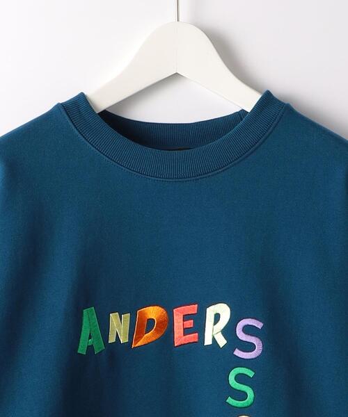 ANDERSSON BELL(アンダースンベル)の「<Andersson Bell> EMBROIDERY CREW NECK SWEAT/スウェット(スウェット・メンズ・ネイビー/グレー・M/L)」の4枚目の写真
