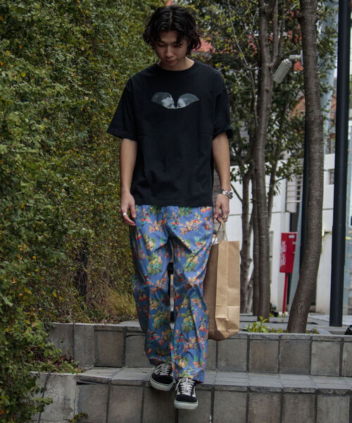 GLOSTER(グロスター)の「【WORK ABOUT/ワークアバウト】VACANCE PANTS 総柄プリントイージーパンツ(その他パンツ・メンズ・ブラック/ベージュ/ブルー/ネイビー・MEDIUM/LARGE)」の14枚目の写真