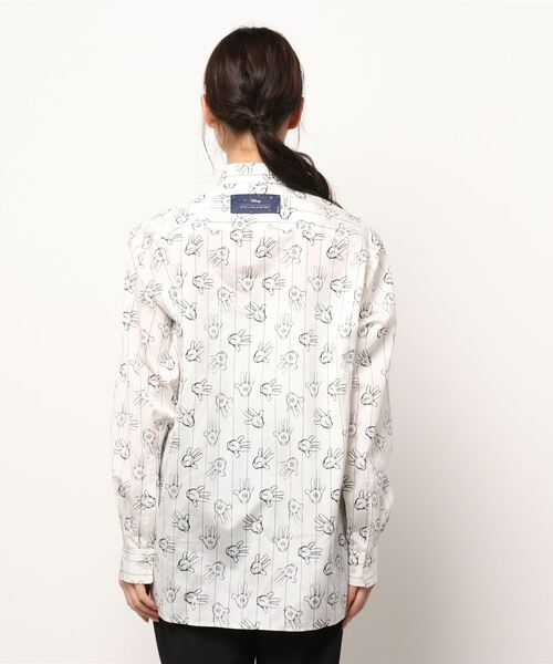 STELLA McCARTNEY（ステラマッカートニー）の「Fantasia Mickey Hands Print Shirt / ディズニーファンタジア ミッキーハンズプリントシャツ（シャツ/ブラウス・レディース・ホワイト・M/XXS）」の8枚目の写真