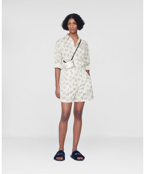 STELLA McCARTNEY（ステラマッカートニー）の「Fantasia Mickey Hands Print Shirt / ディズニーファンタジア ミッキーハンズプリントシャツ（シャツ/ブラウス・レディース・ホワイト・M/XXS）」の2枚目の写真