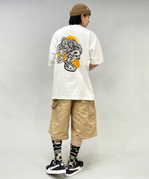 ELEMENT(エレメント)の「【ZOZOTOWN限定】ELEMENT/エレメント×TINBERコラボモデル ワイドシルエット バックプリントTシャツ BC021-260(Tシャツ/カットソー・メンズ・ホワイト/ブラック/ブルー・M/L/XL)」の11枚目の写真