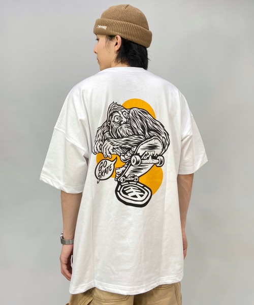 ELEMENT(エレメント)の「【ZOZOTOWN限定】ELEMENT/エレメント×TINBERコラボモデル ワイドシルエット バックプリントTシャツ BC021-260(Tシャツ/カットソー・メンズ・ホワイト/ブラック/ブルー・M/L/XL)」の6枚目の写真