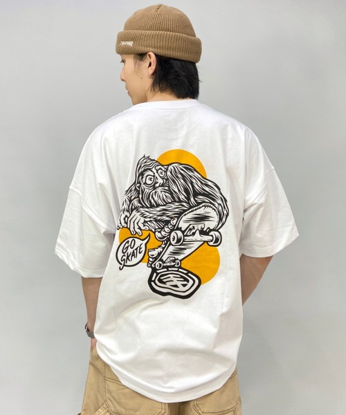 ELEMENT(エレメント)の「【ZOZOTOWN限定】ELEMENT/エレメント×TINBERコラボモデル ワイドシルエット バックプリントTシャツ BC021-260(Tシャツ/カットソー・メンズ・ホワイト/ブラック/ブルー・M/L/XL)」の7枚目の写真