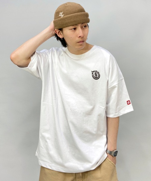 ELEMENT(エレメント)の「【ZOZOTOWN限定】ELEMENT/エレメント×TINBERコラボモデル ワイドシルエット バックプリントTシャツ BC021-260(Tシャツ/カットソー・メンズ・ホワイト/ブラック/ブルー・M/L/XL)」の4枚目の写真