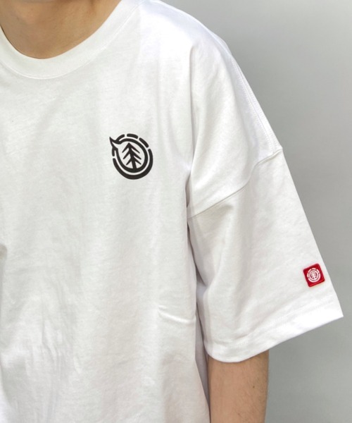 ELEMENT(エレメント)の「【ZOZOTOWN限定】ELEMENT/エレメント×TINBERコラボモデル ワイドシルエット バックプリントTシャツ BC021-260(Tシャツ/カットソー・メンズ・ホワイト/ブラック/ブルー・M/L/XL)」の5枚目の写真