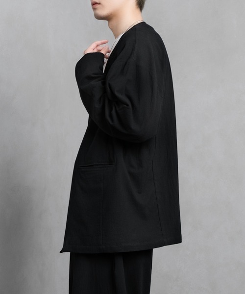 Adoon plain（アドーンプレーン）の「【Adoon plain】リネンライクセットアップ（セットアップ・メンズ・ブラック/グリーン/アイボリー・MEDIUM/LARGE）」の18枚目の写真