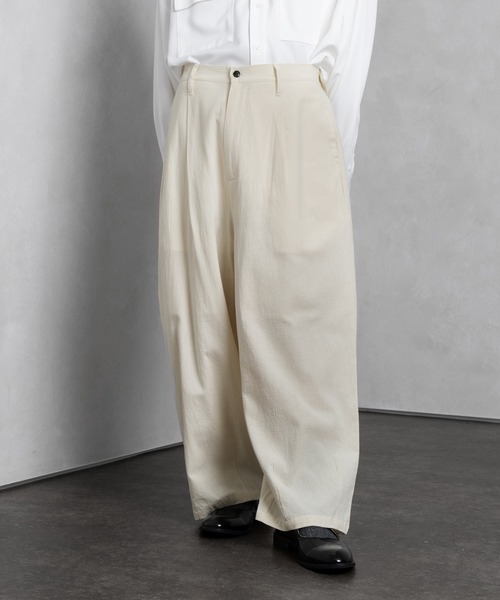 Adoon plain（アドーンプレーン）の「【Adoon plain】リネンライクセットアップ（セットアップ・メンズ・ブラック/グリーン/アイボリー・MEDIUM/LARGE）」の11枚目の写真